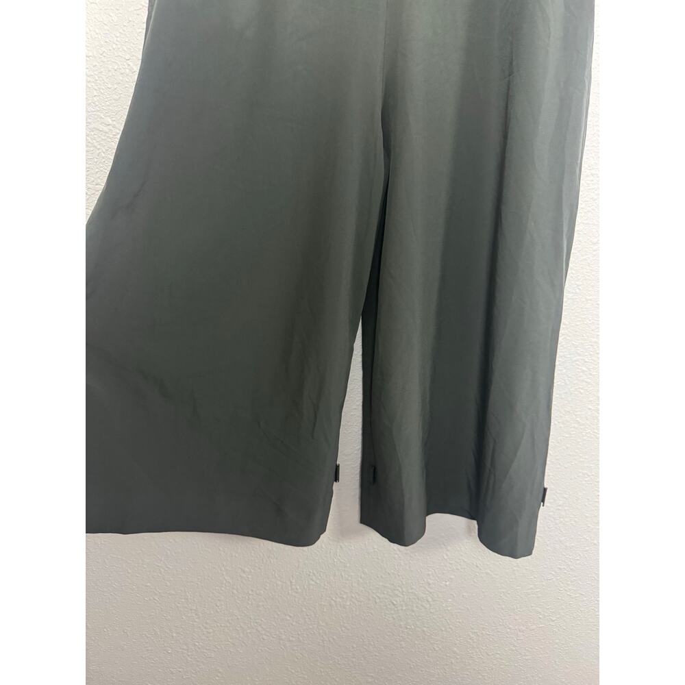 Title Nine Round Trip Jumpsuit Gray Wide Leg Travel Minimalist M - Picture 5 of 8